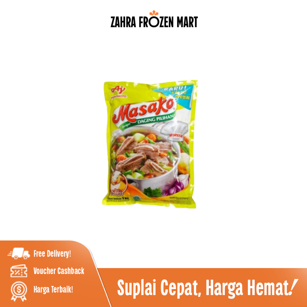Masako Sapi 1kg - Zahra Frozen Mart