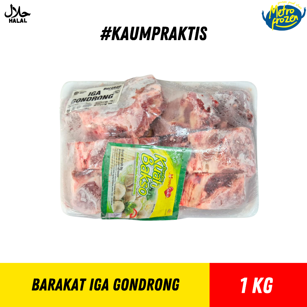 BARAKAT Iga Gondrong 1kg //tulang iga //iga gondrong