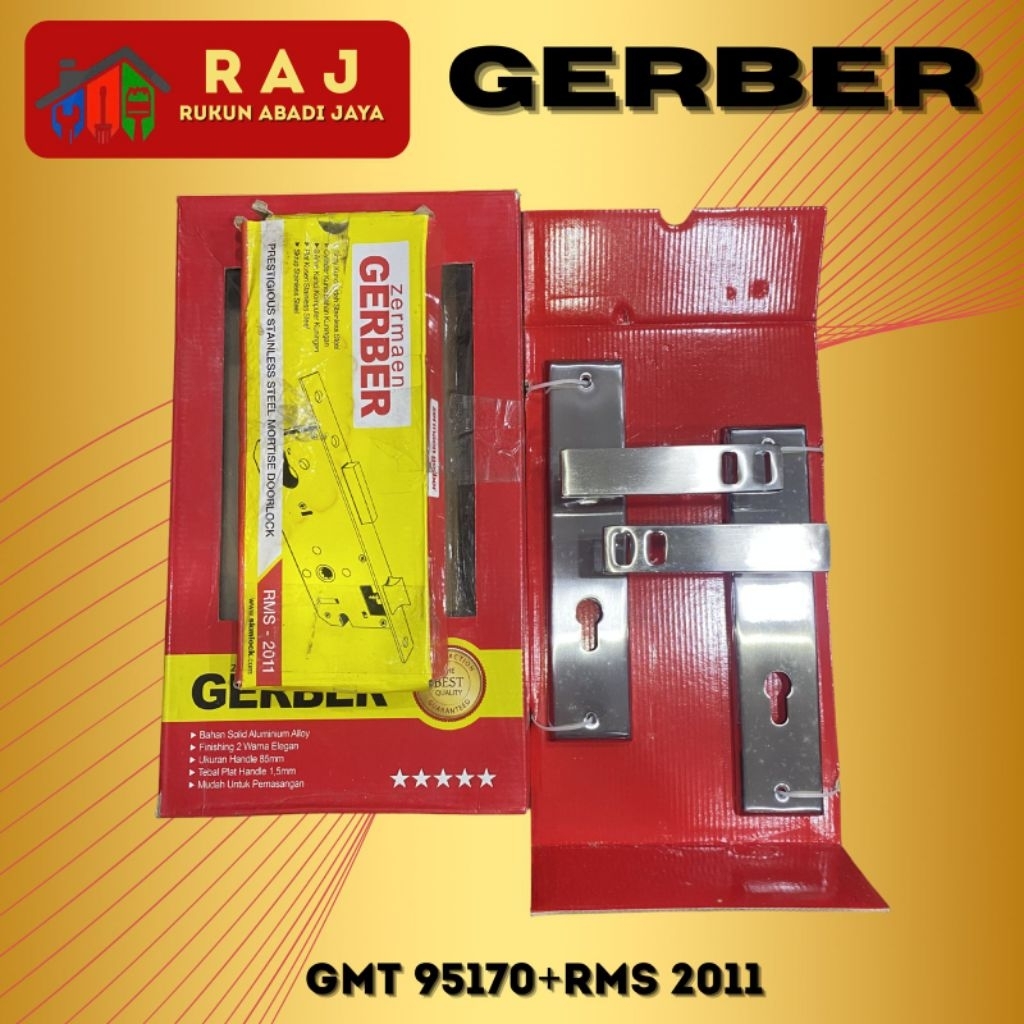 GERBER Kunci Pintu Besar GMT 95170+RMS 2011
