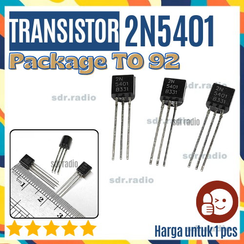 Transistor 2N5401 PNP Transistor 2N 5401 Original Kualitas Tinggi Audio Pair Pre Amplifier 2N 5401