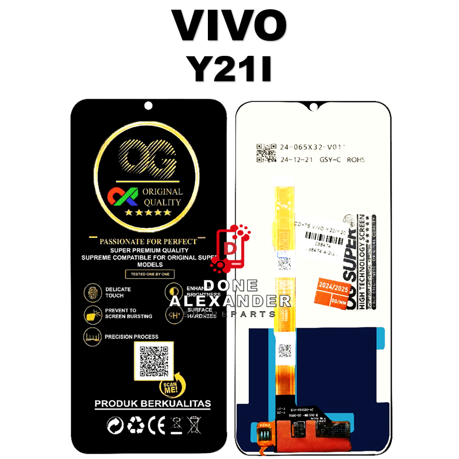 LCD TOUCHSCREEN VIVO Y21I COMPLETE ORIGINAL 100% FULLSET