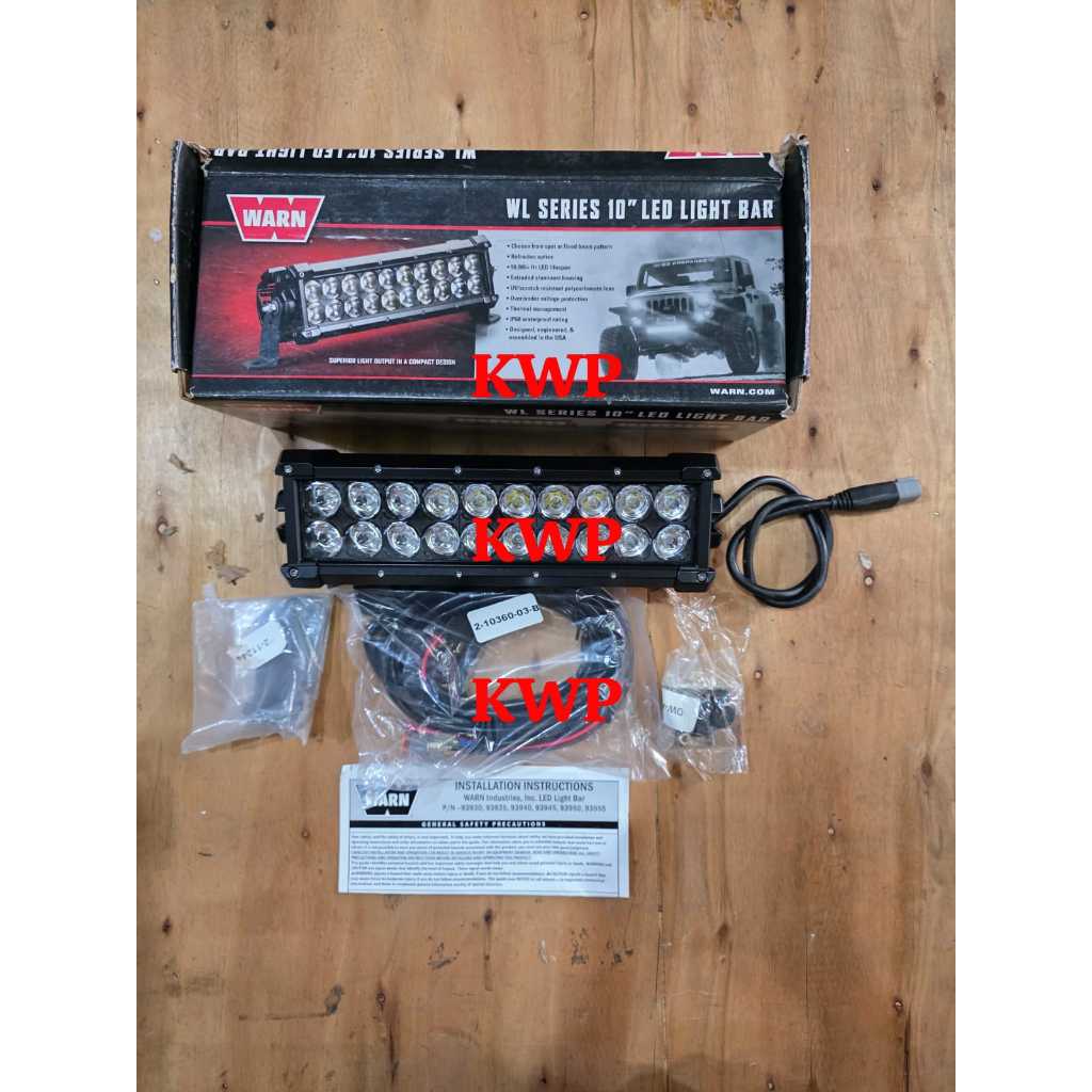 LED LIGHT BAR WARN LIGHT BAR KIT LED 10" SPOT SALE