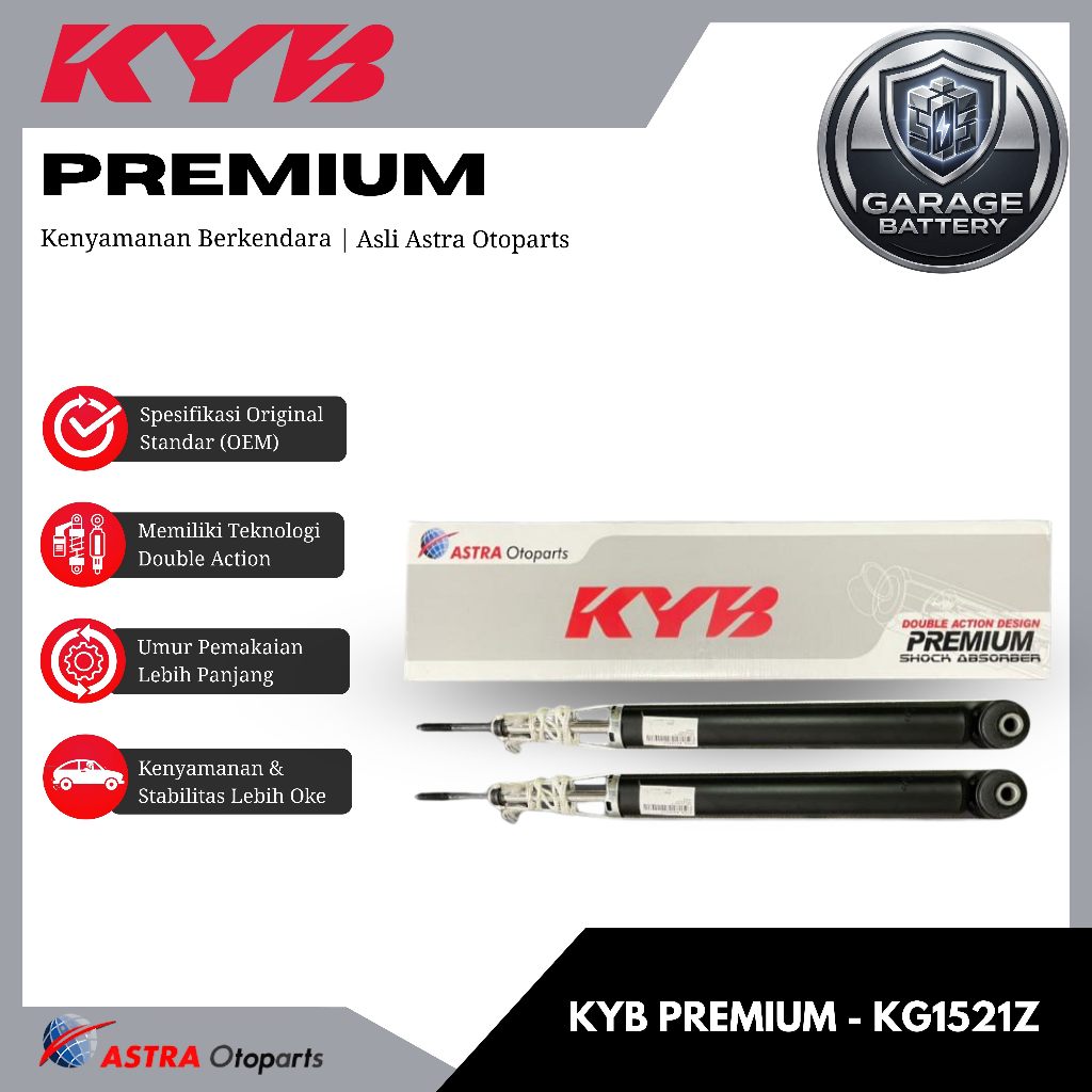 Kayaba / KYB Premium Shockbreaker Mobil Nissan New Livina Belakang