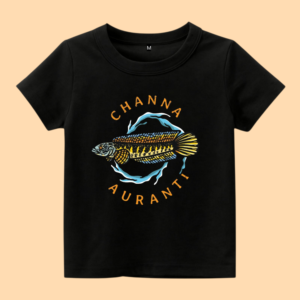 baju kaos anak gambar ikan chana auranti