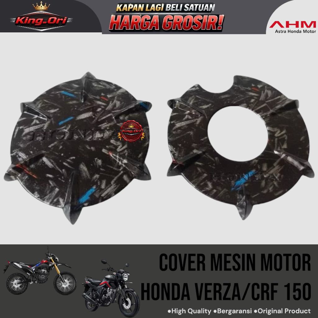 Cover Mesin Motor Honda Verza/CRF 150 Carbon Forged