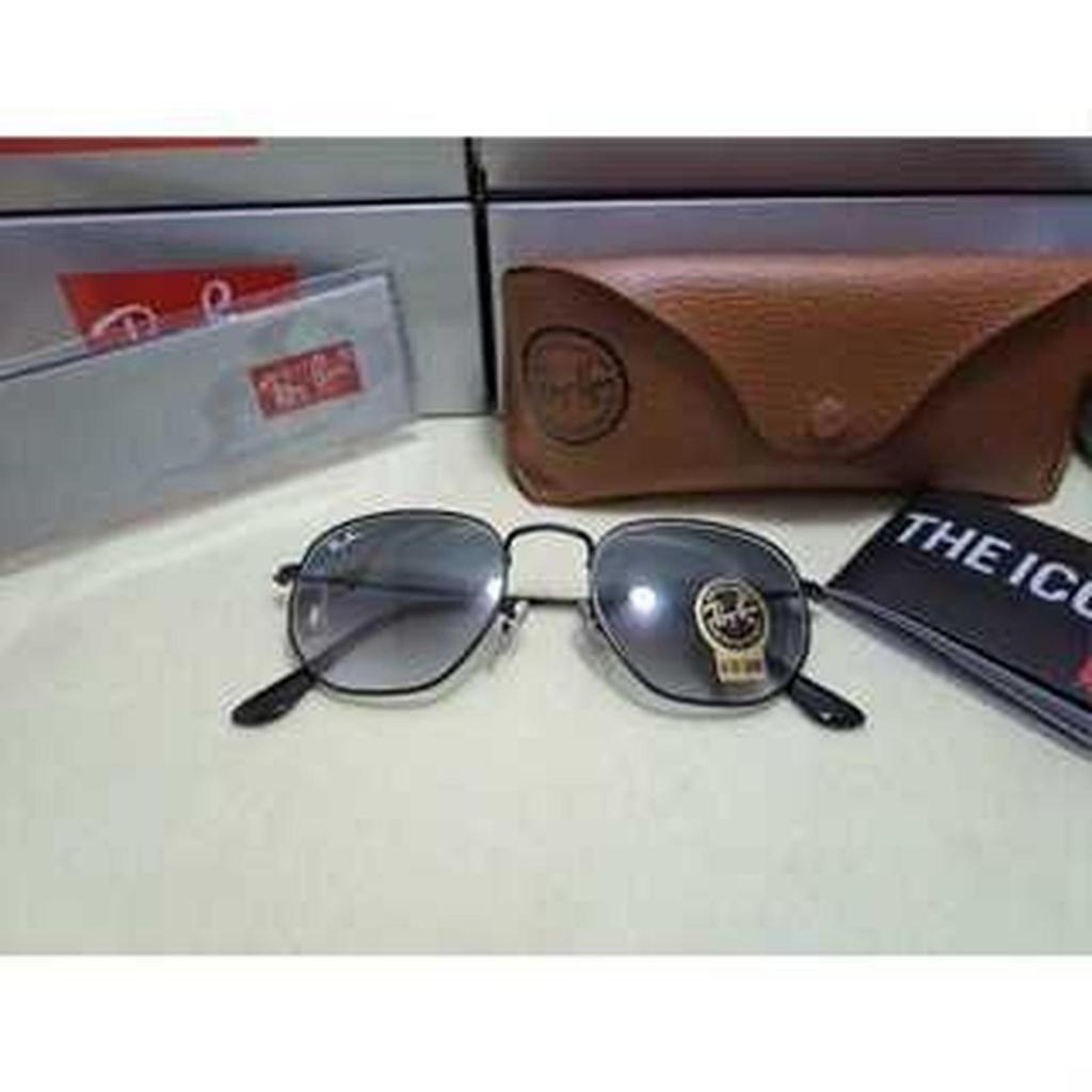 Kacamata Original Rayban Hexagonal RB3548 Black Lens Gradient Original