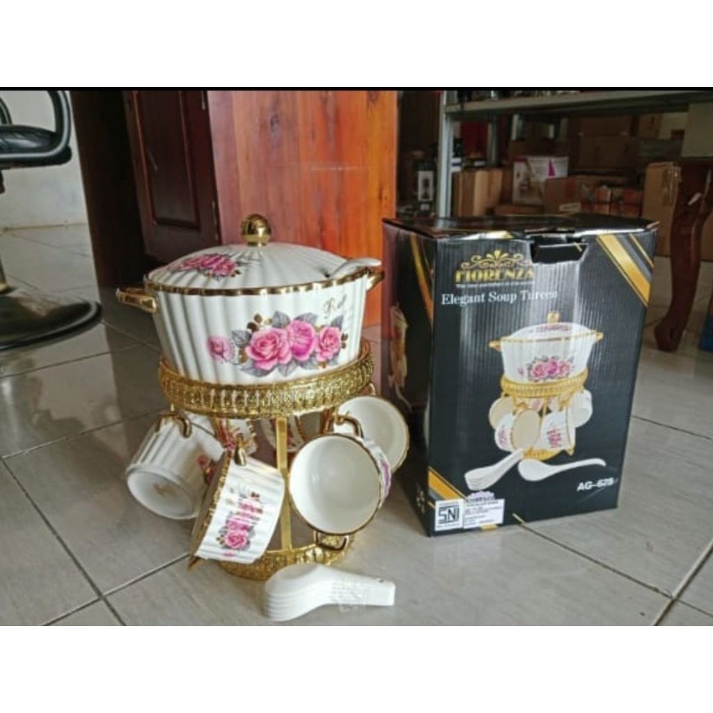 Makngkok Set Sop Keramik Fiorenza AK-628