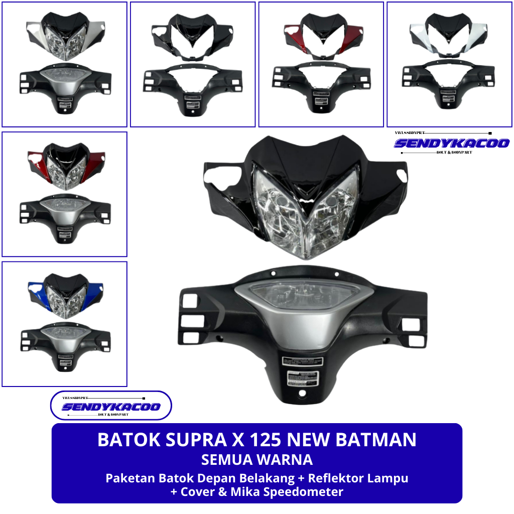 Batok supra x 125 batman - Batok kepala Supra X 125 New Batman 2008 2009 2010 2011 2012