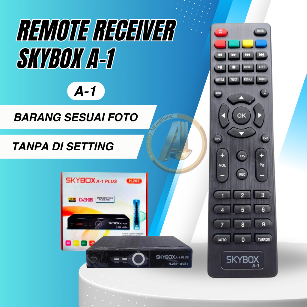 Remote Remot Receiver SKYBOX A1 PARABOLA A-1