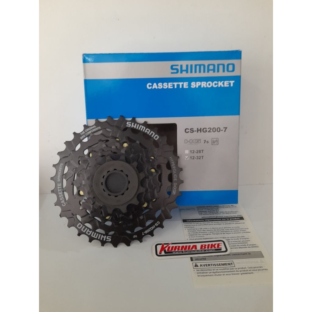 sprocket shimano hg 200 7 speed