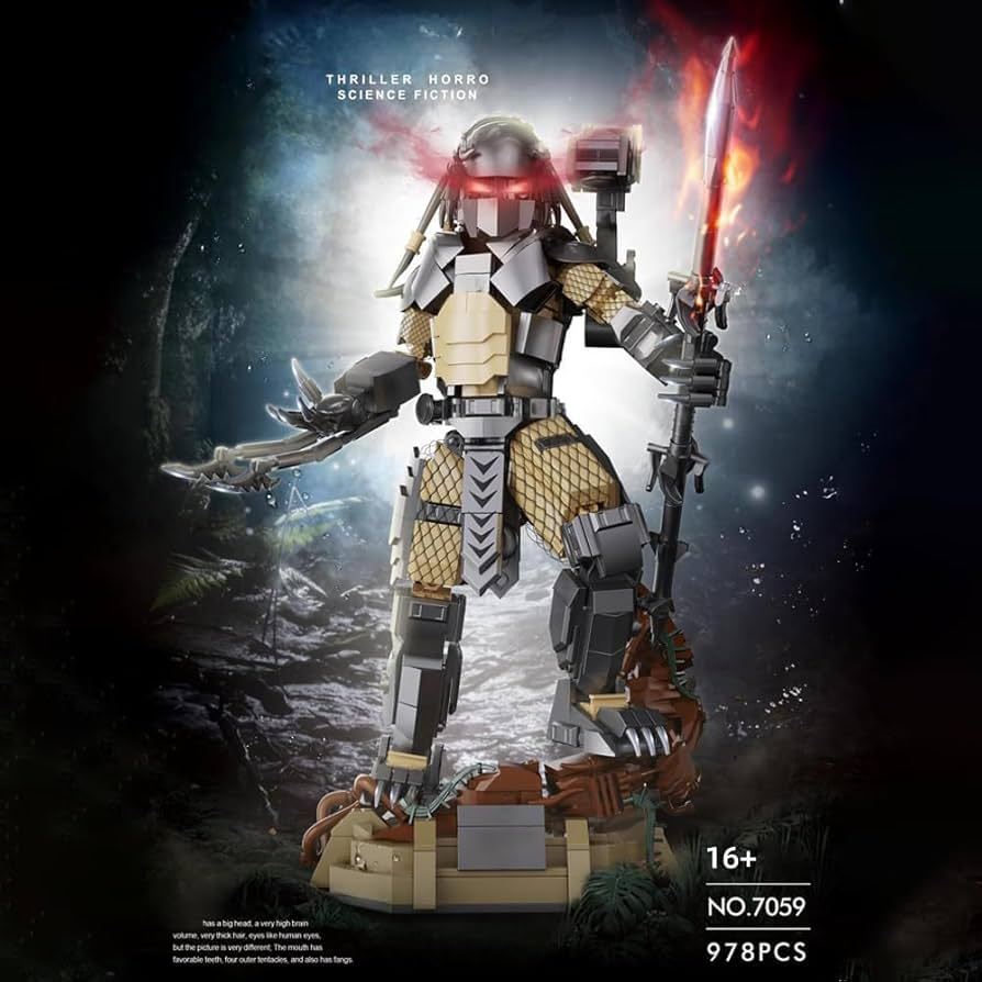 DK 7059 PREDATOR THRILLER HORRO SCIENCE FICTION  978pcs Mainan DKBricks Model kit science fiction