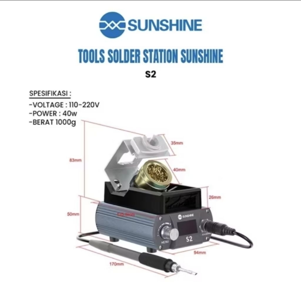 TOOLS SOLDER STATION SUNSHINE S2