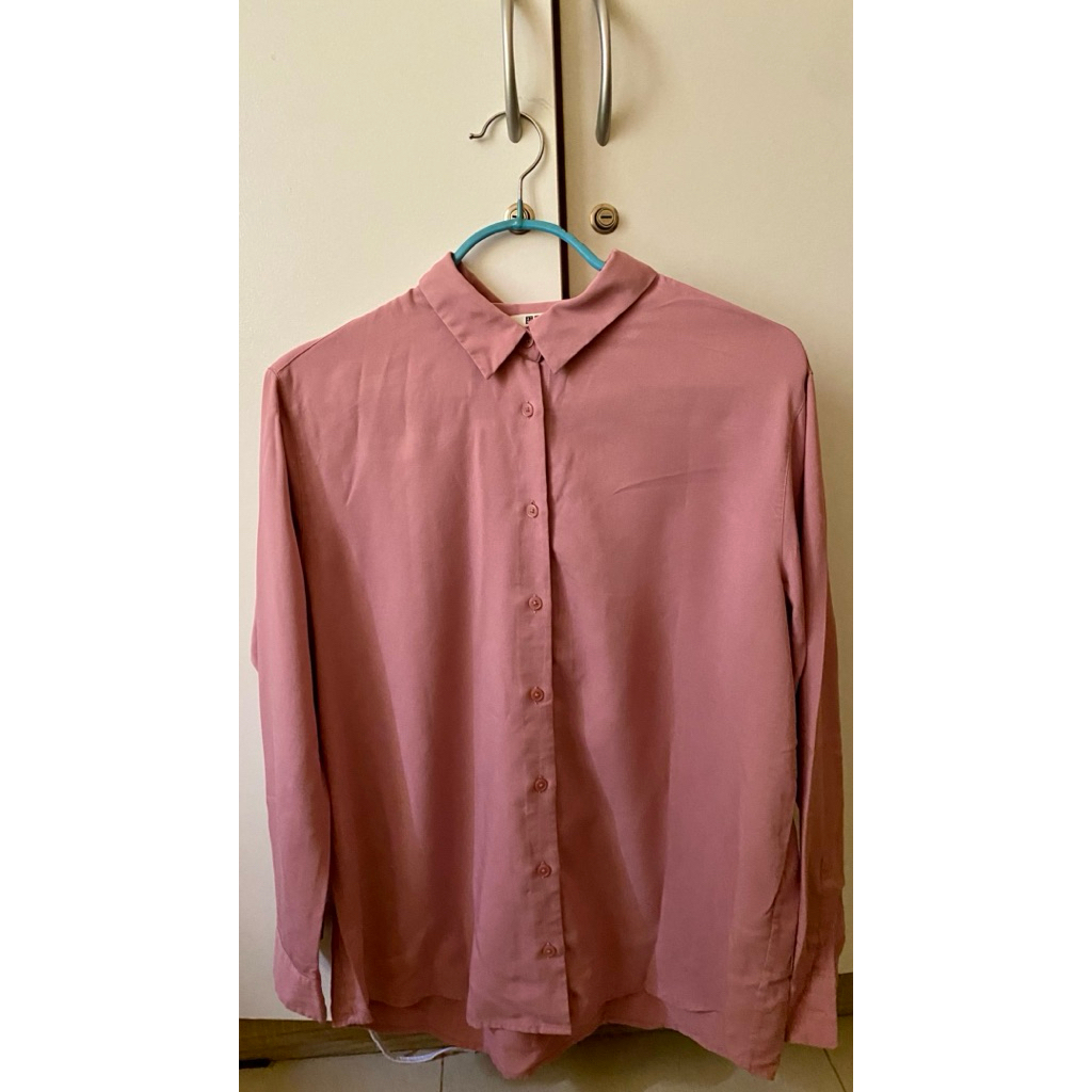 kemeja rayon uniqlo #preloved