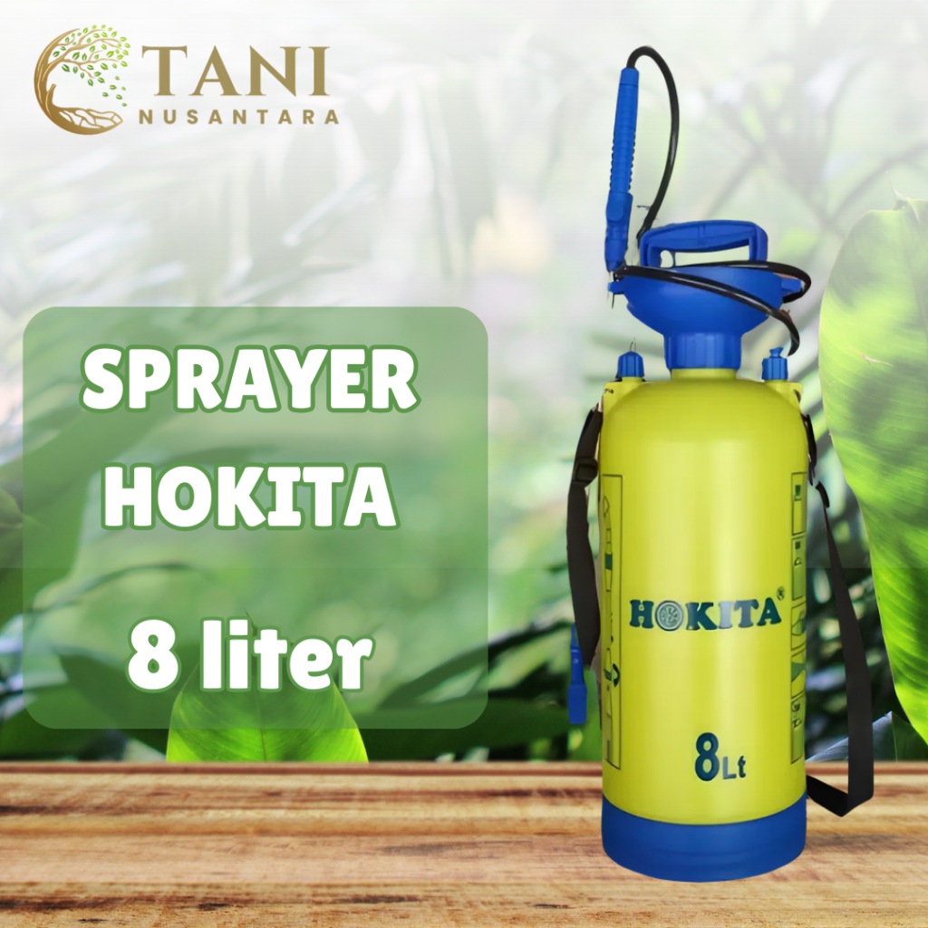 Sprayer Manual Hokita 8 Liter Alat Semprot Hama & Tangki Semprot Desinfektan