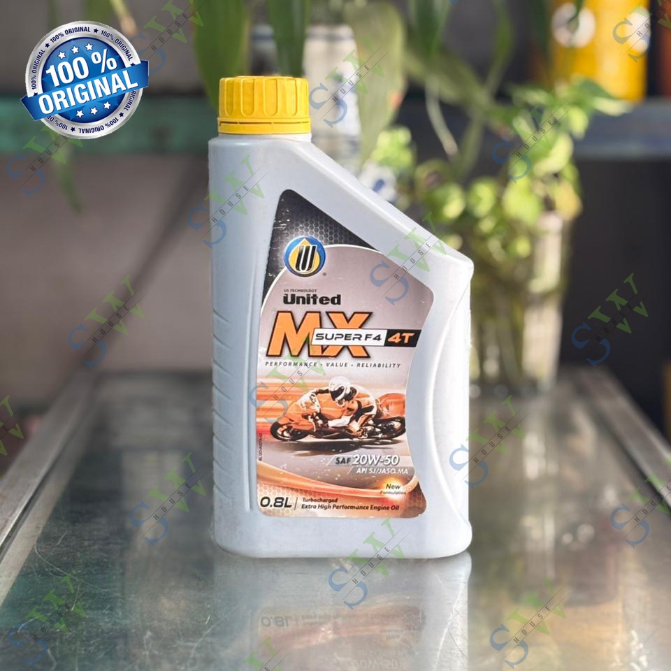 UNITED OIL MX SUPER F4 / Oli United MX Super F4 20W 50 0.8L