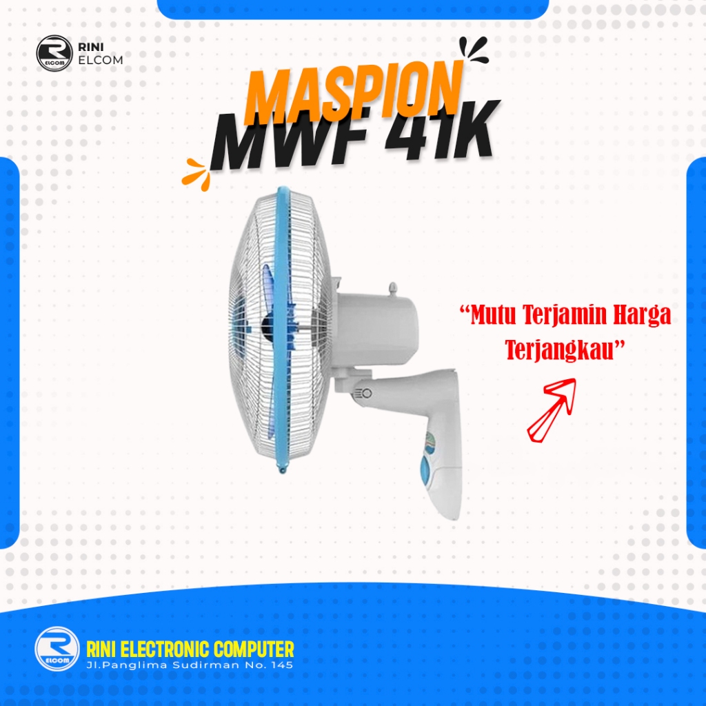Wall Fan Maspion MWF 41 K MWF41K