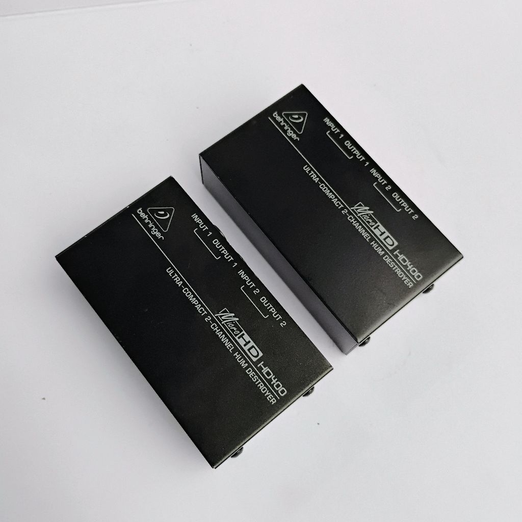 Behringer MicroHD HD400 Ultra-Compact 2 Channel Hum Destroyer - Second