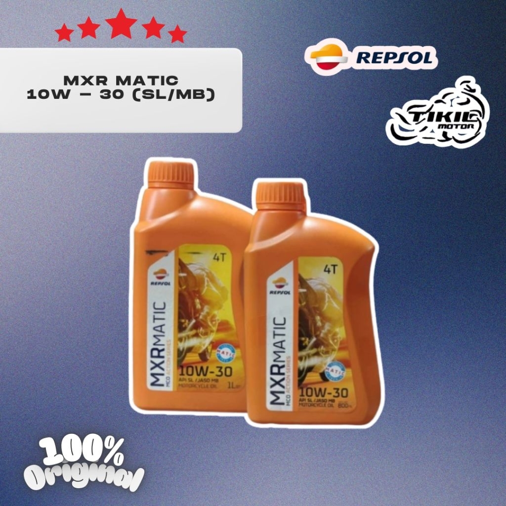 OLI REPSOL MXR MATIC 10W-30 (SL/MB)