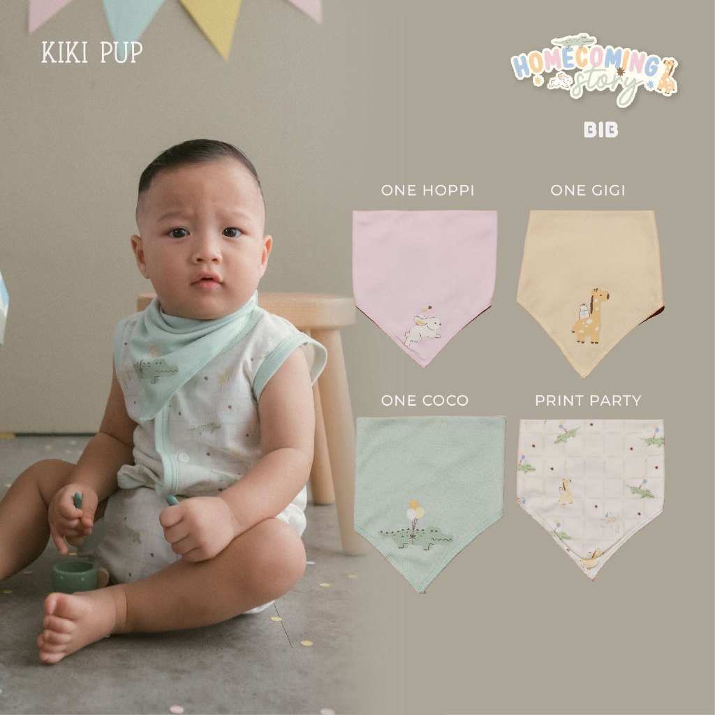 KIKI PUP - Bib (Homecoming Story) - Celemek Bayi