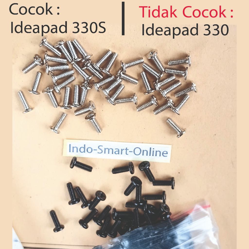 [Baru] Baut Lenovo Ideapad 330S-14IKB Sekrup casing bawah laptop