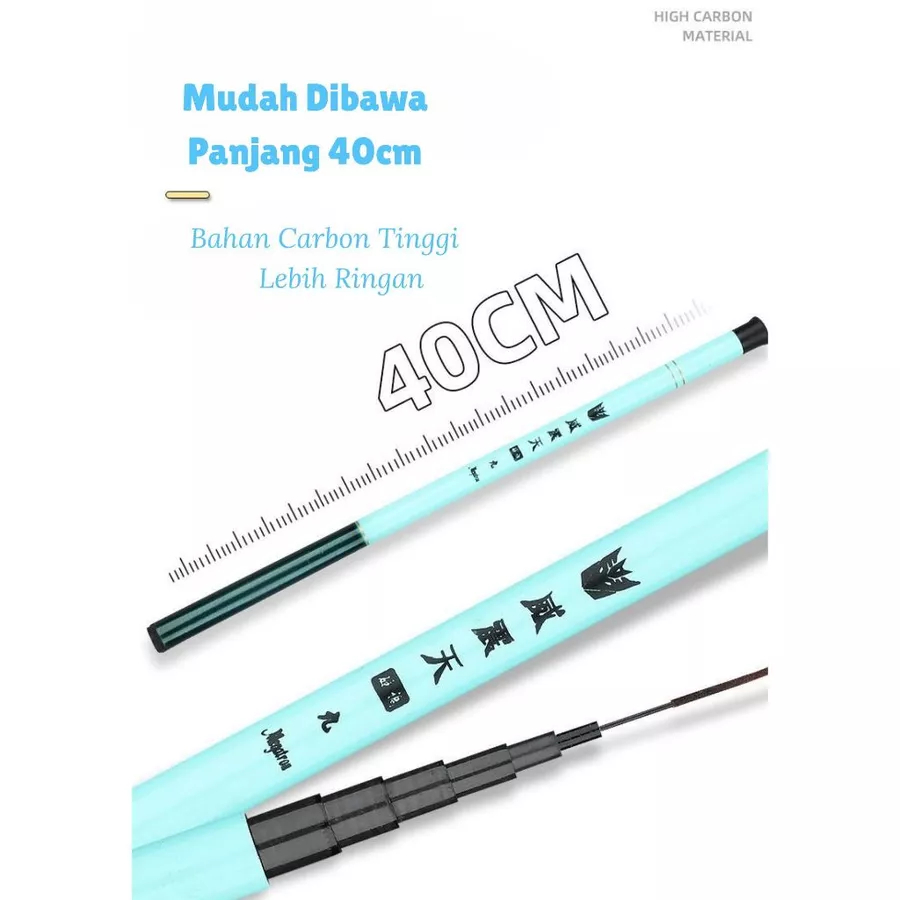 Tegek MINI, Tegek Ruas pendek, Tegek Semi Carbon, panjang 180