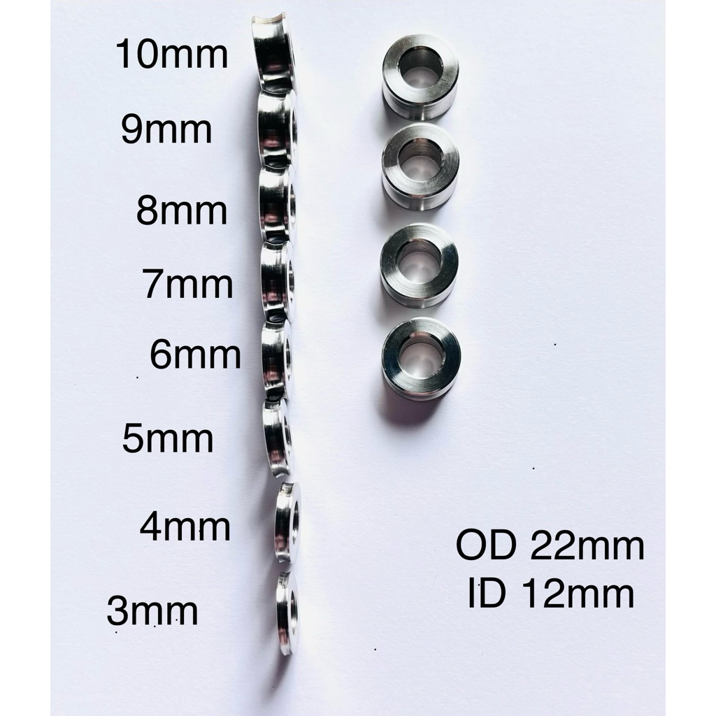 bos bosh baut m12 bos lobang  12mm atau baut 17 panjang 3mm-10mm bahan stainles 304 pengerjaan cnc