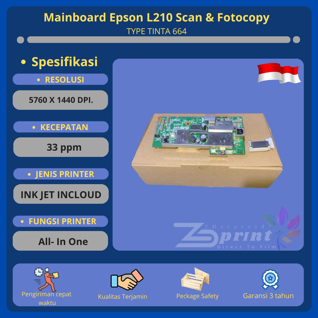 Mainboard Epson L210 Scan & Fotocopy