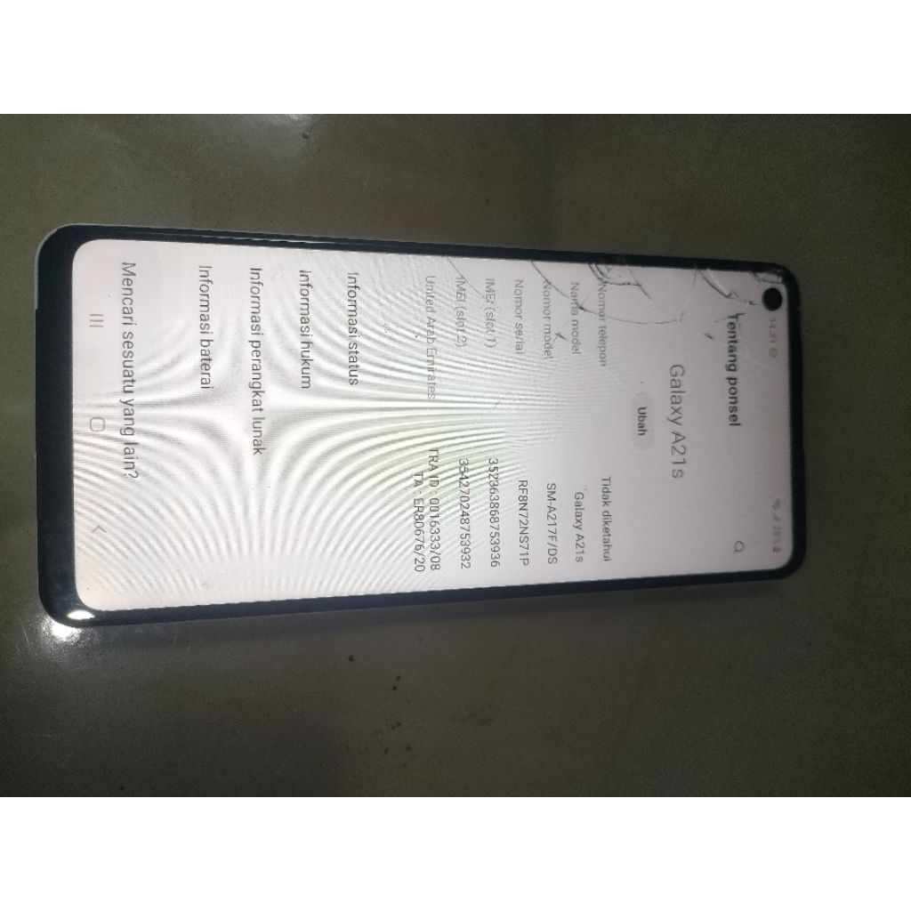 mesin Samsung a21s mesin normal / Samsung a21s ram 4gb 64gb
