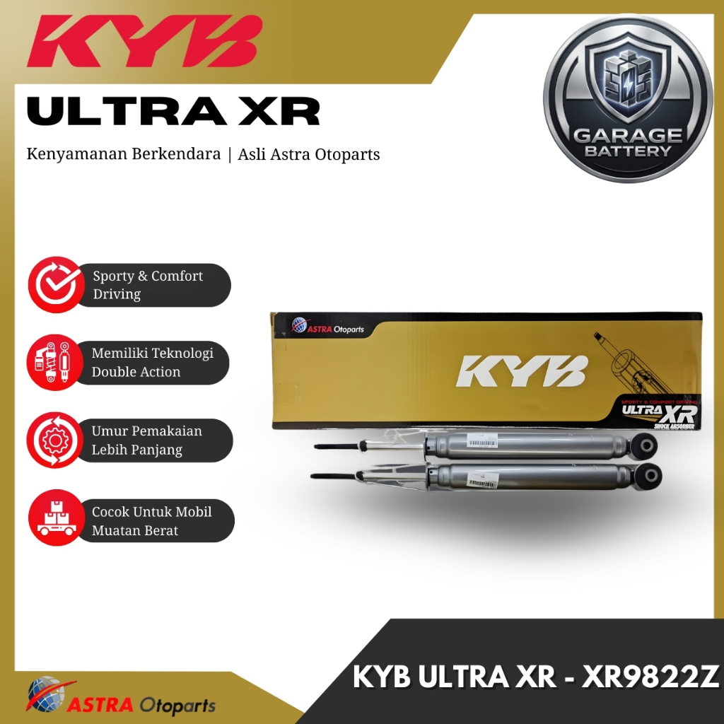 Kayaba / KYB Ultra XR Shockbreaker Mobil Mitsubishi Xpander Belakang