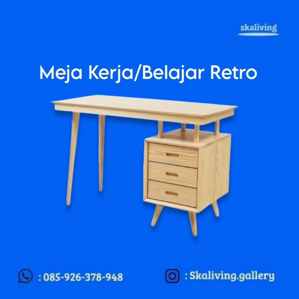 Meja belajar minimalis kayu jati meja kantor minimalis kayu jati meja belajar retro minimalis kayu j