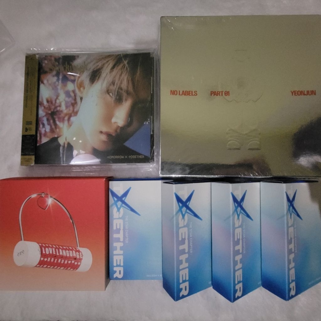 TXT - ALBUM SEALED UNSEALED ALBUM ONLY FREEZE FIGHT OR ESCAPE SANCTUARY LOVE LANGUAGE TOGETHER STARK