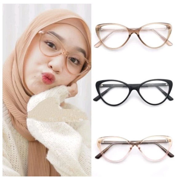Kacamata Cat Eye Model Baru