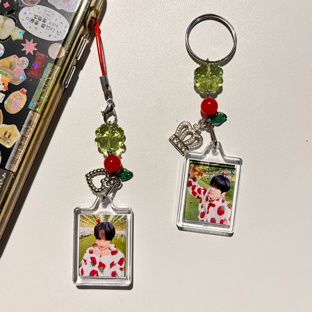 [WishBerry] keychain nct wish enhypen treasure ive aespa free custom kpop log in jakarta