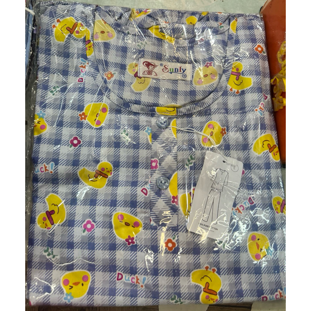 Sunly Baju Tidur CelanaPanjang Tangan 3/4 uk 24