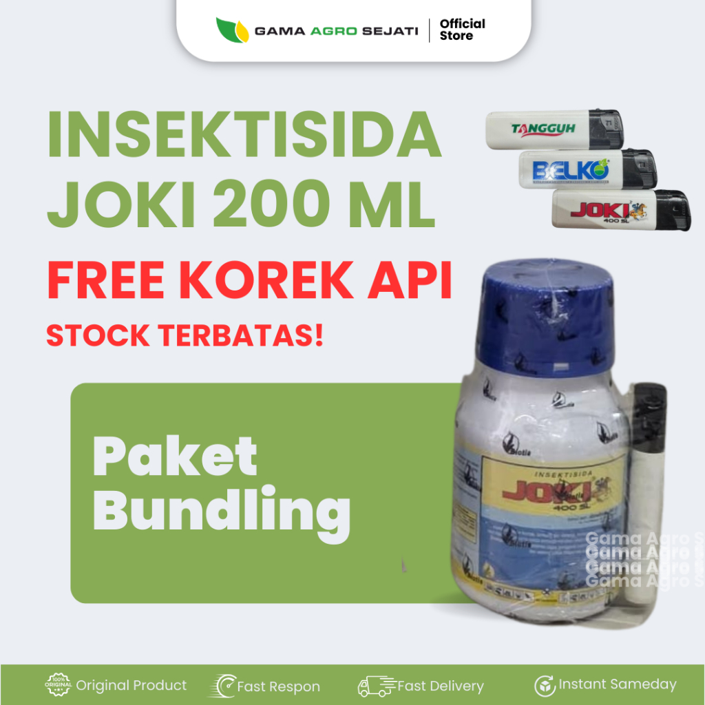 (FREE KOREK API) INSEKTISIDA JOKI 200ML (5 ORANG TERCEPAT PER HARI)