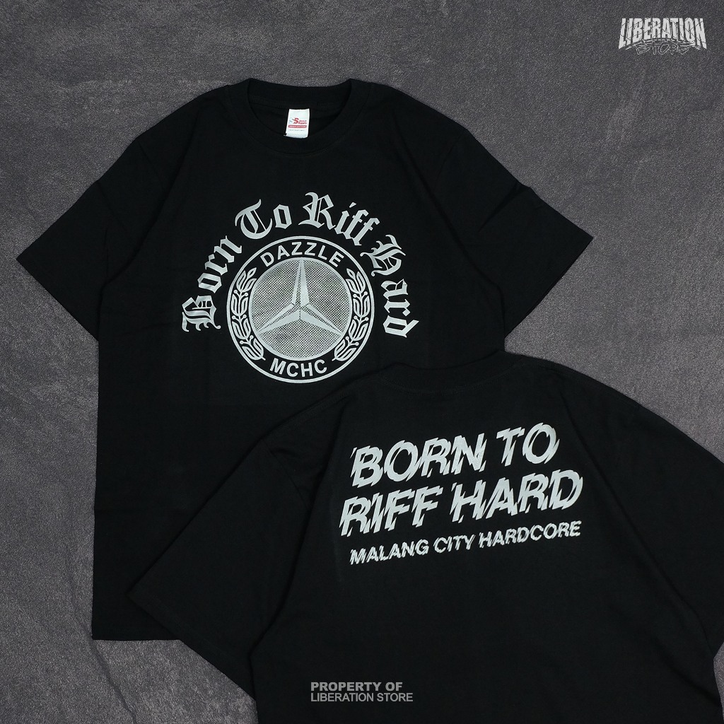 TS DAZZLE - BORN TO RIFF HARD | OFFICIAL BAND MERCH | KAOS BAND ORIGINAL