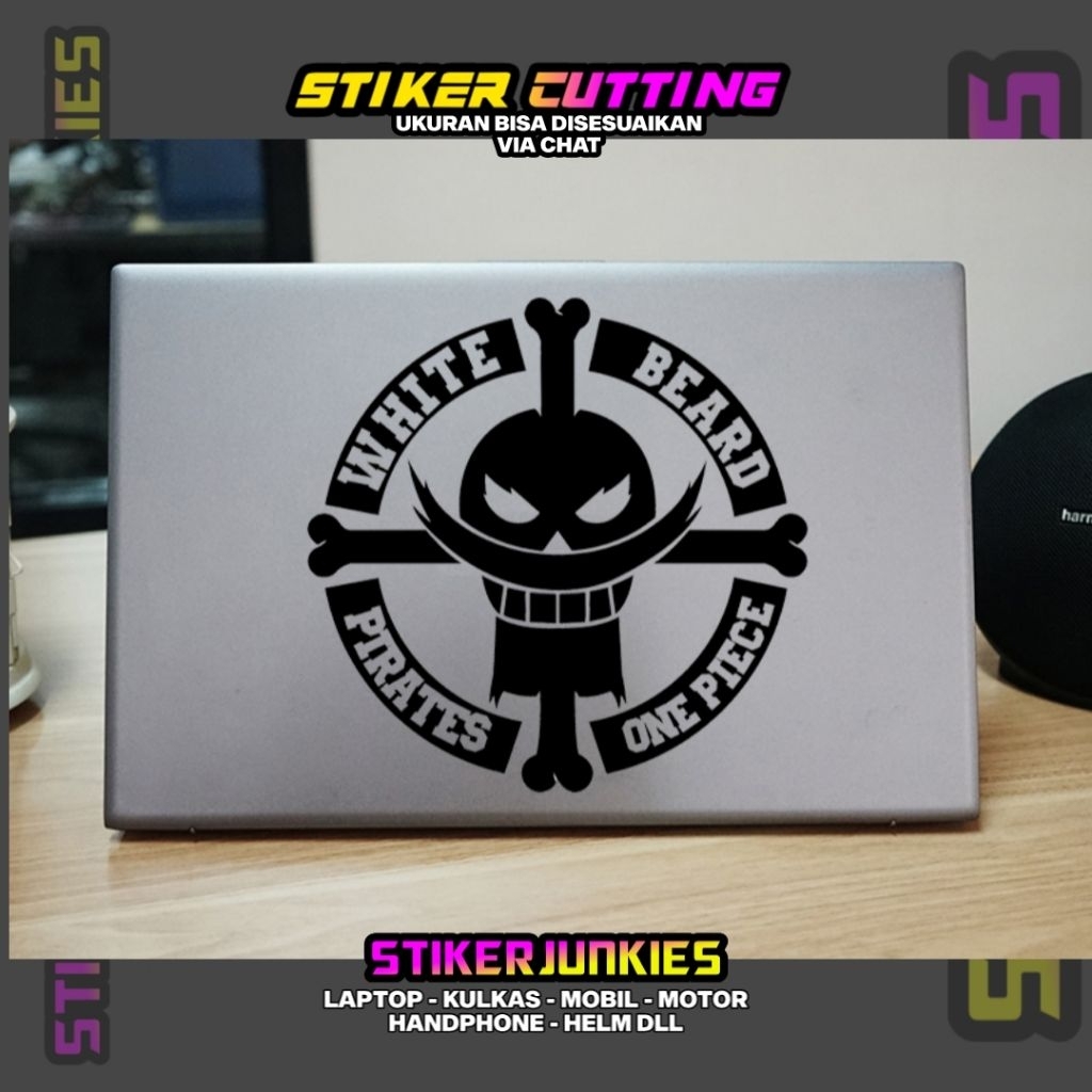 STIKER LAPTOP SHIROHIGE STICKER CUTTING TRANSPARAN