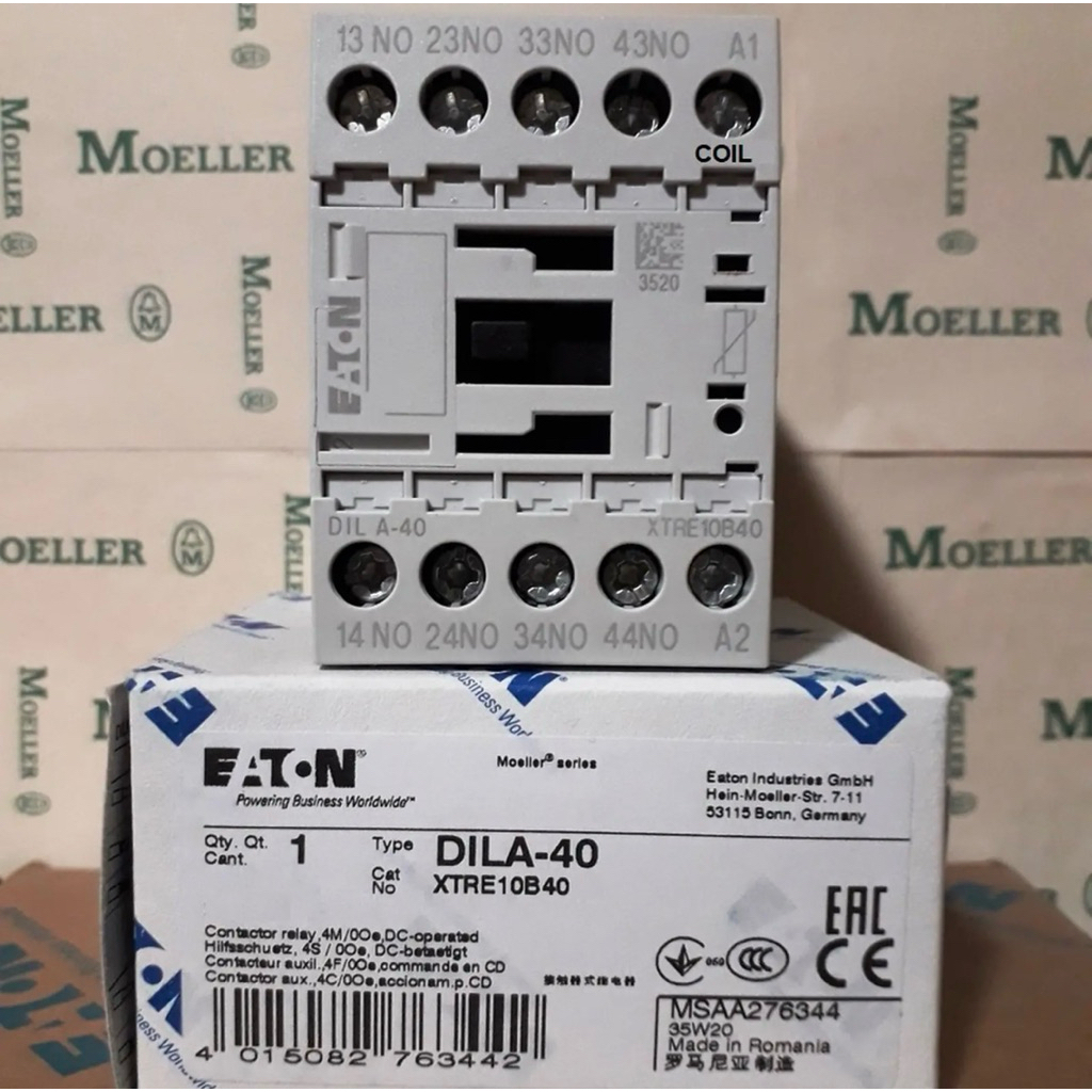 CONTACTOR EATON DILA-40 380V