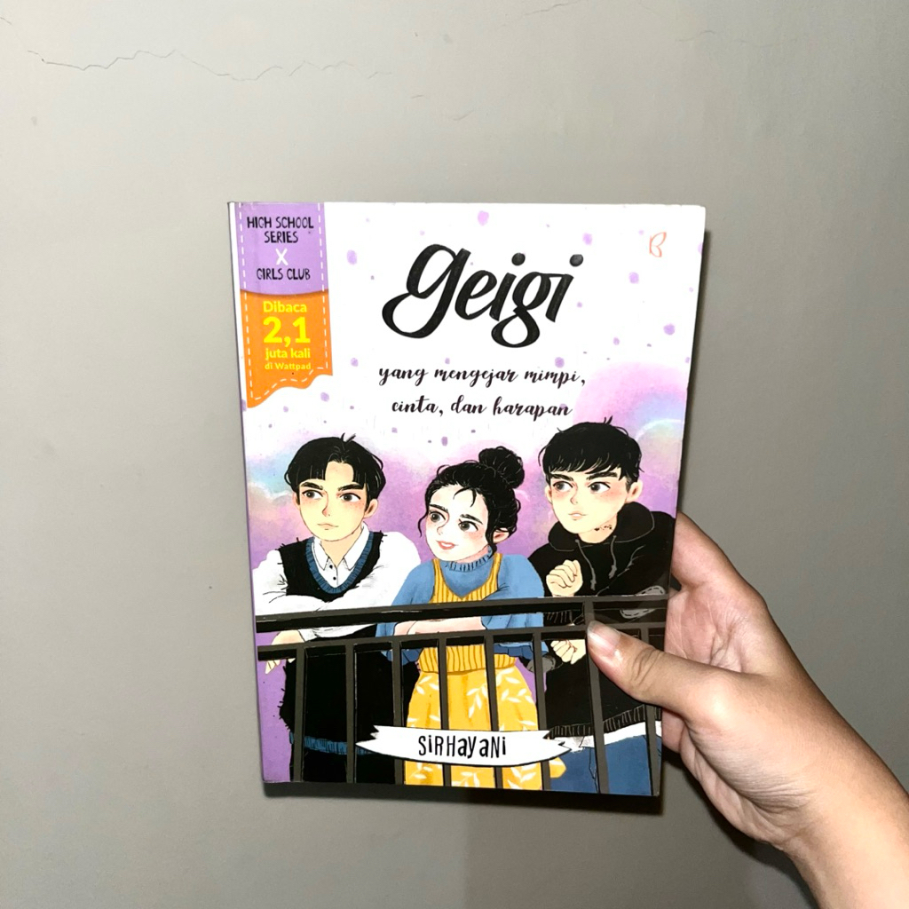 Preloved Novel Geigi, Fangirl Tale, Ruang Kaca (Cek Deskripsi)