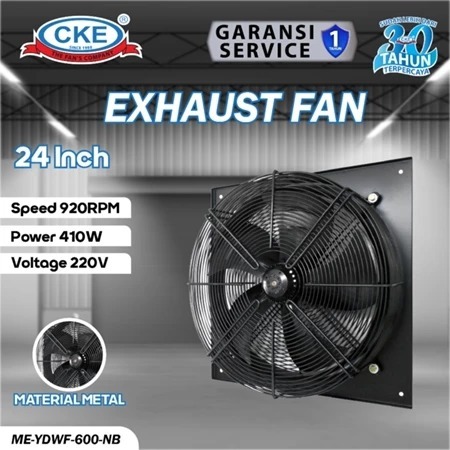 CKE Exhaust Fan 24 Inch Kipas Eksos 220V Dinding Tembok Industri Gedung
