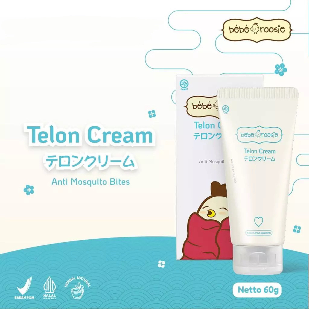 Bebe Roosie Telon Cream / Krim Minyak Telon Bebe Roosie