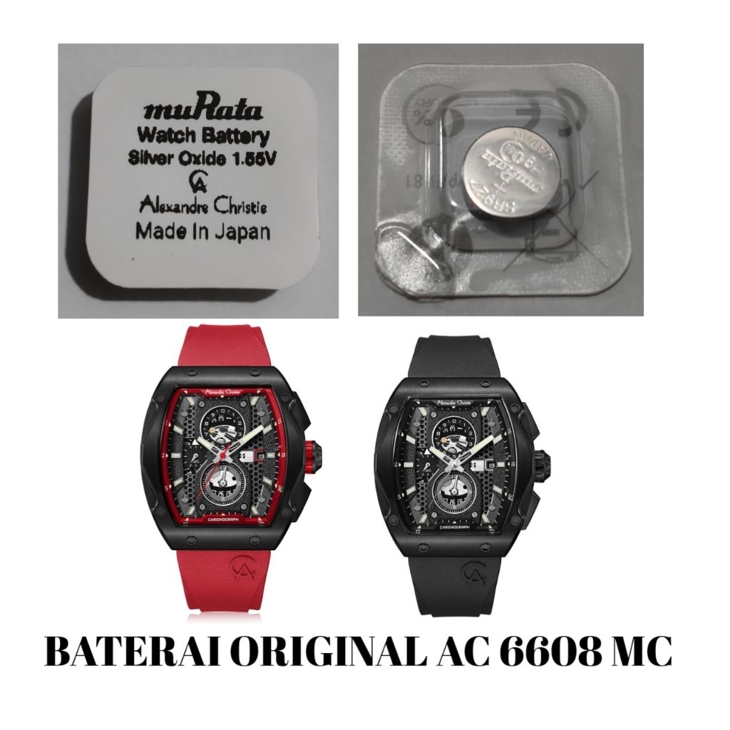 baterai Alexandre christie original 6608mc
