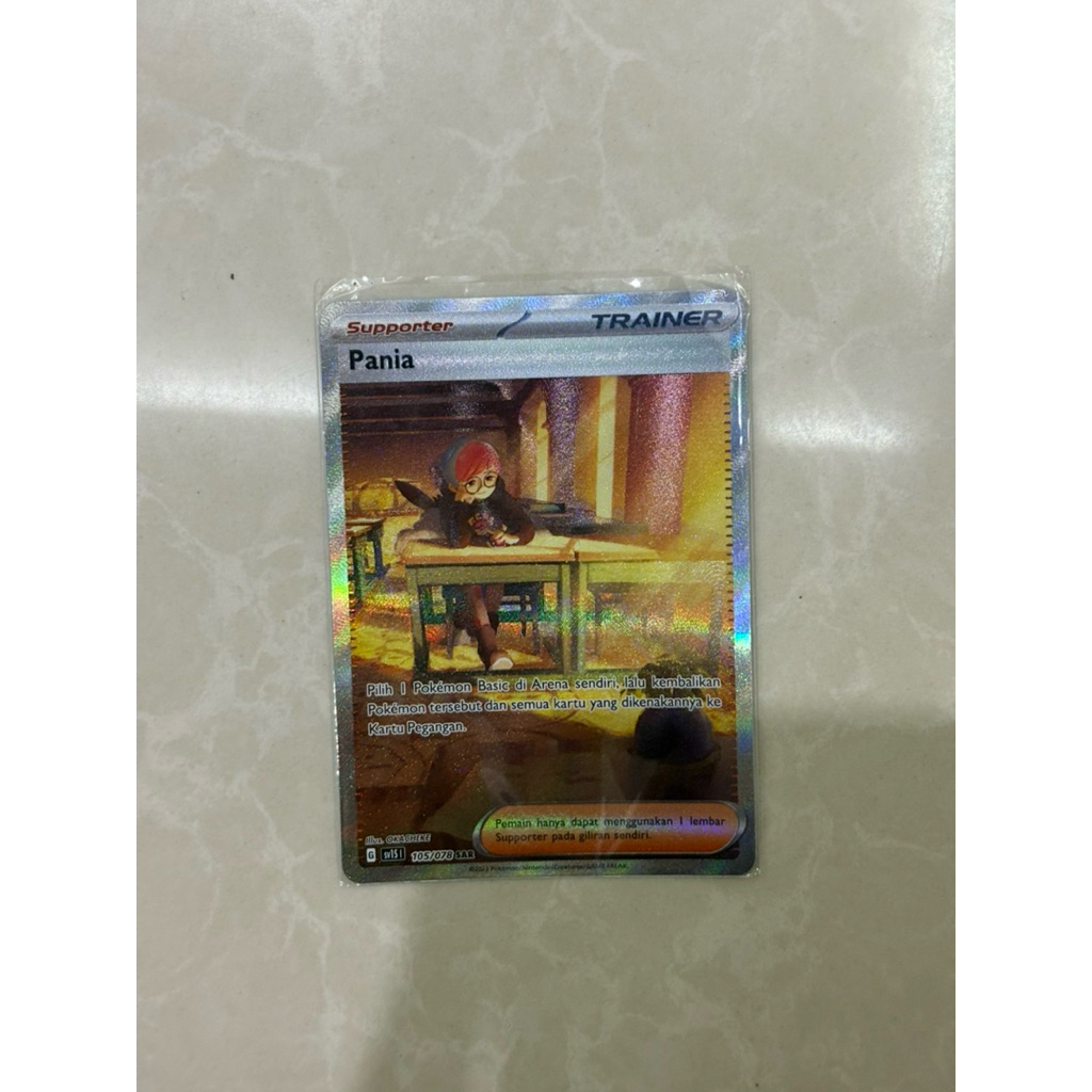 Kartu pokemon Pania SAR Pokemon trading card tcg