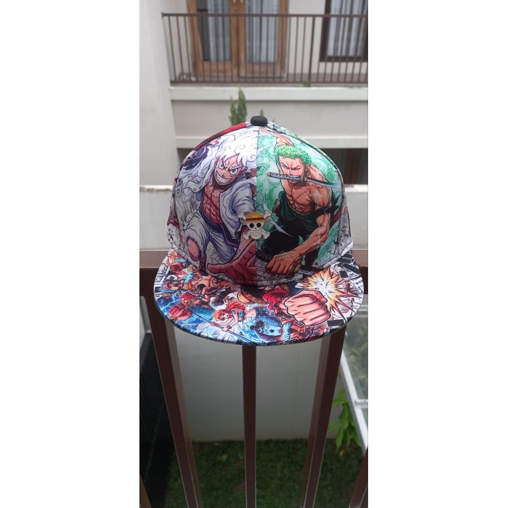 topi snapback one peace level xero original