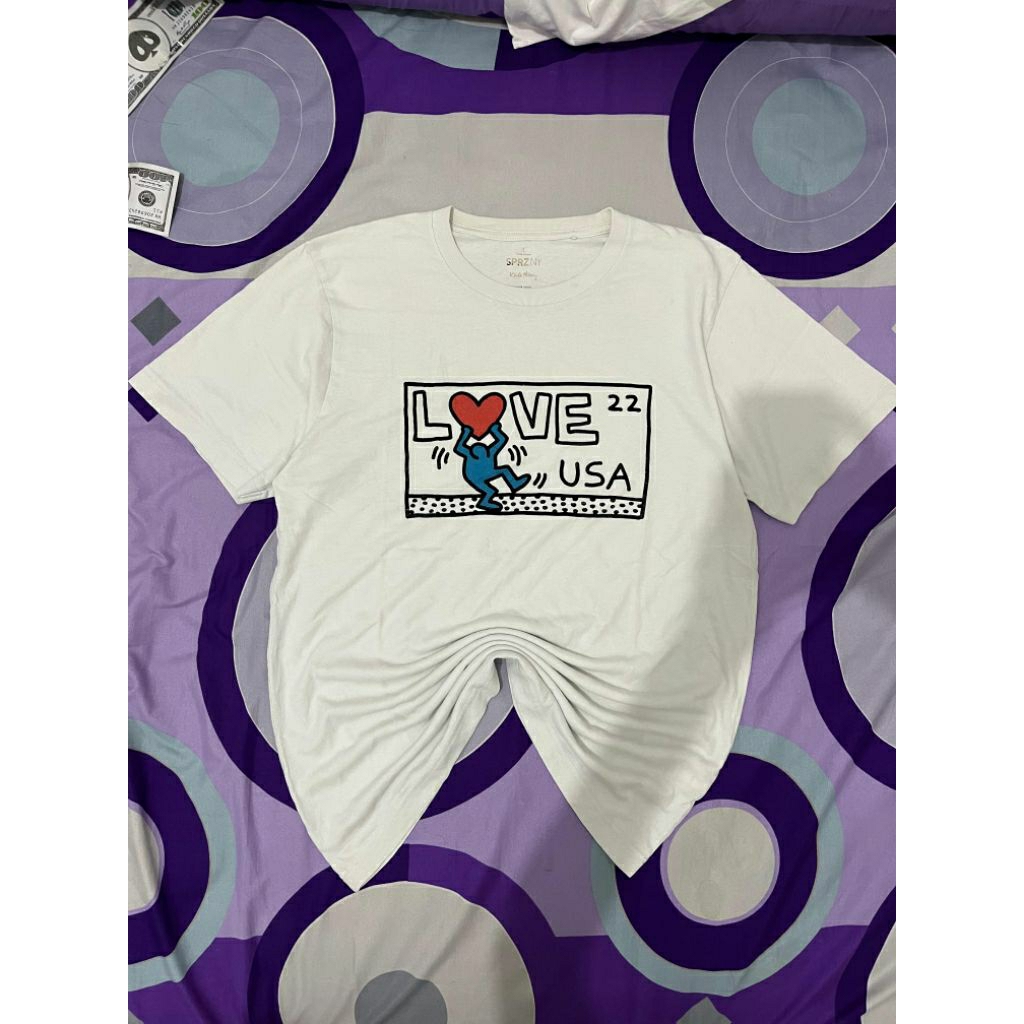 Vintage T Shirt Keith Haring Collab Uniqlo