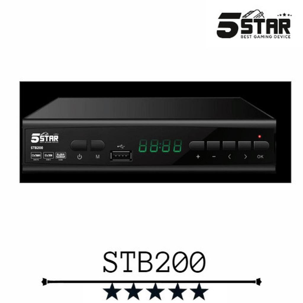 Stb 5STAR STB200 SETBOX DVB T2 TV ANALOG TO TV DIGITAL STB 200