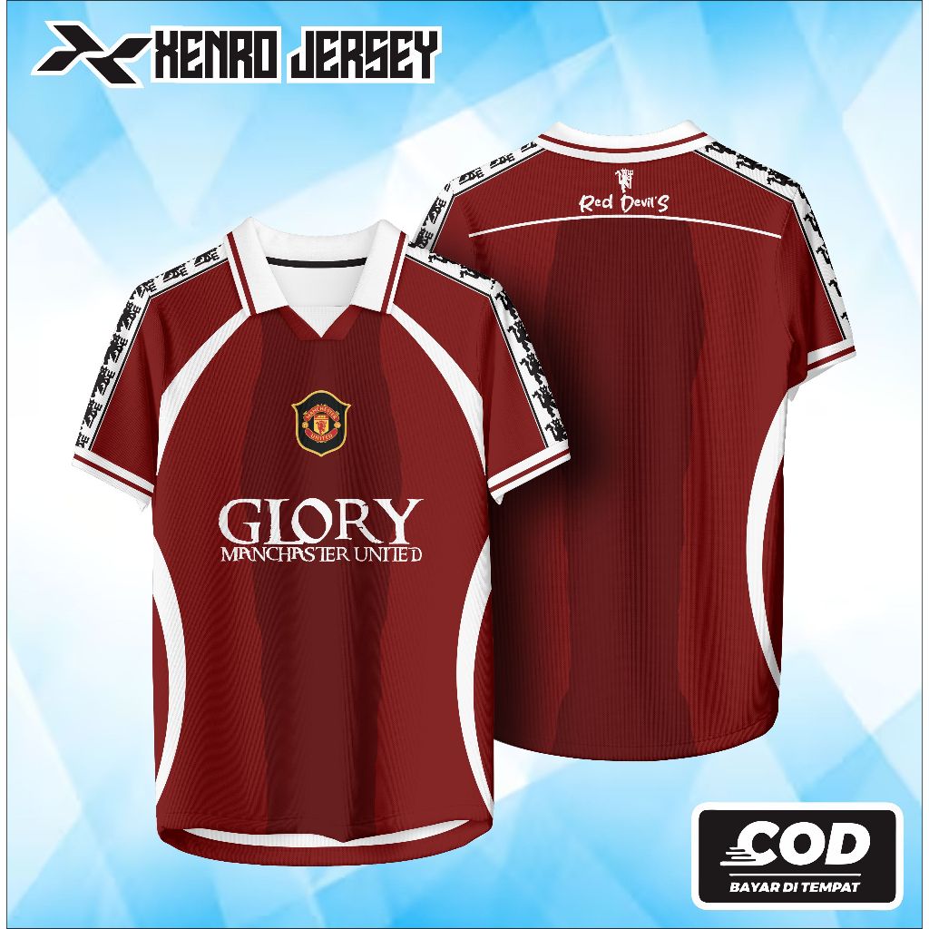 JERSEY Fantasy Manchester United Dryfit Anak Dewasa Full Printing Premium