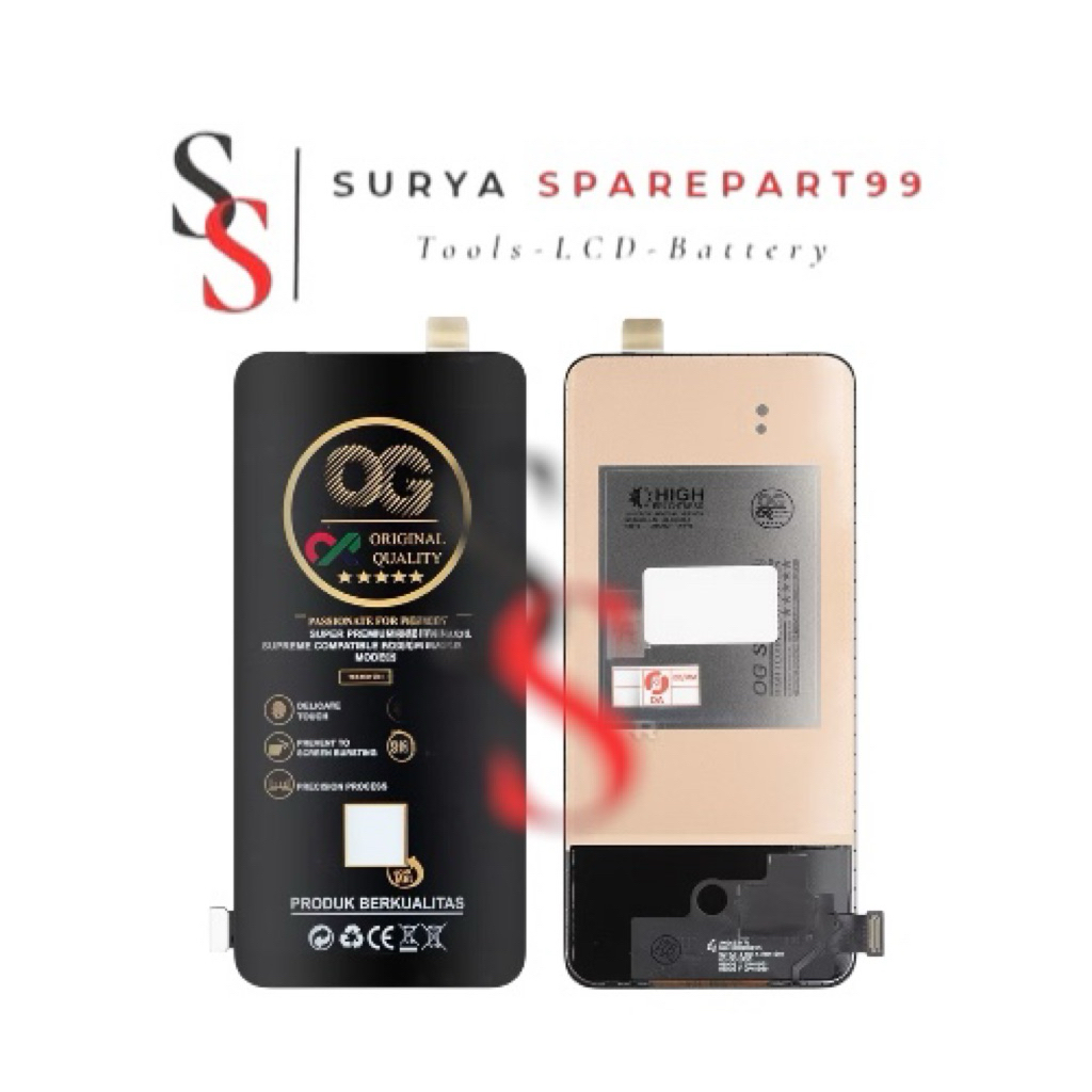 LCD TOUCHSCREEN REALME X - LCD OPPO K3 - LCD RENO 2F - LCD RENO 2Z COMPLETE FULLSET