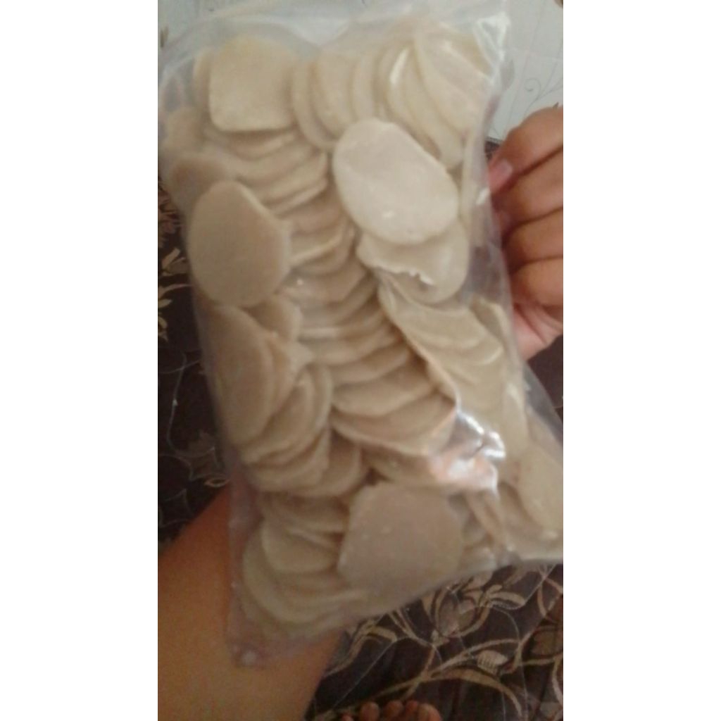 krupuk ikan mentah tengiri