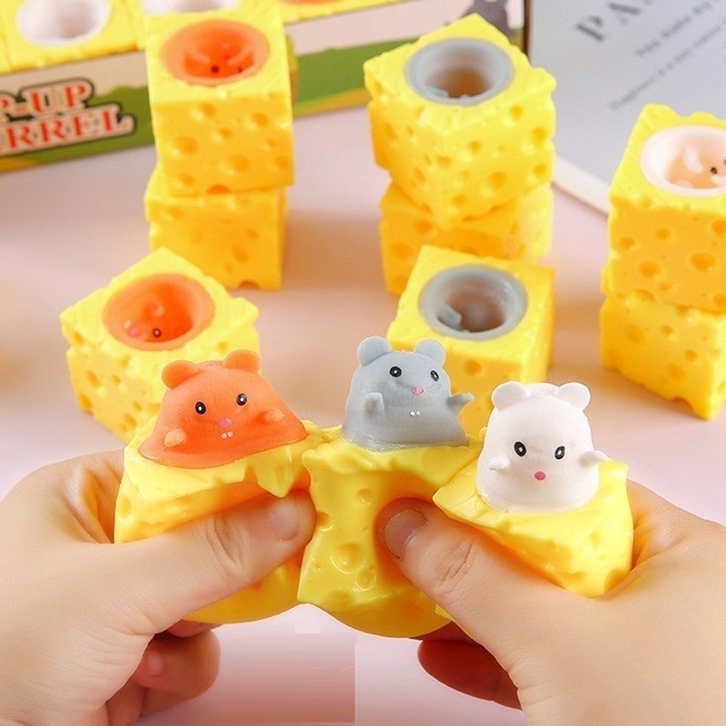 MAINAN POP IT SQUISHY KARET SILIKON KEJU TIKUS / MAINAN SQUISHY TIKUS KEJU KARET SILIKON POP IT